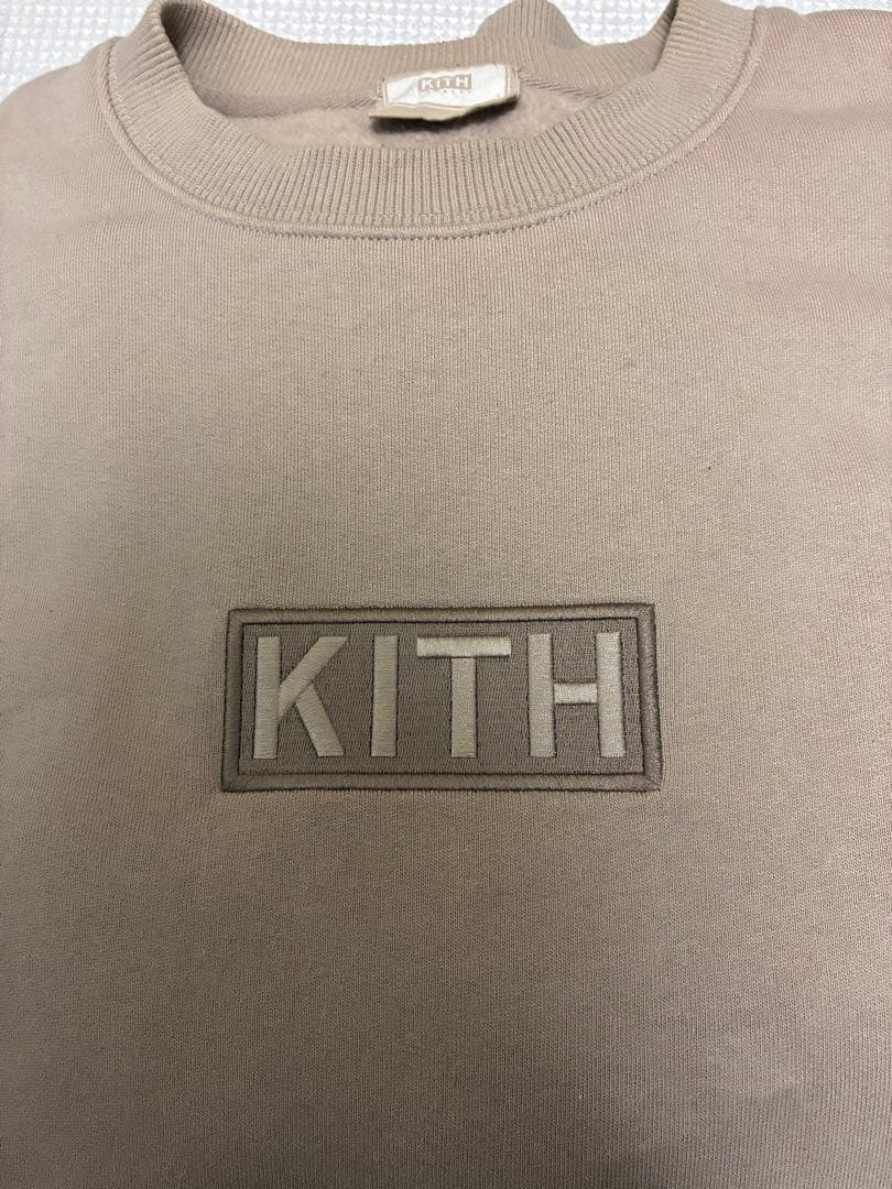 KITH ベージュ トレーナー Lサイズ
