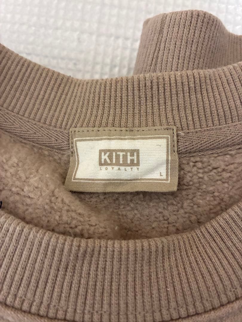 KITH ベージュ トレーナー Lサイズ
