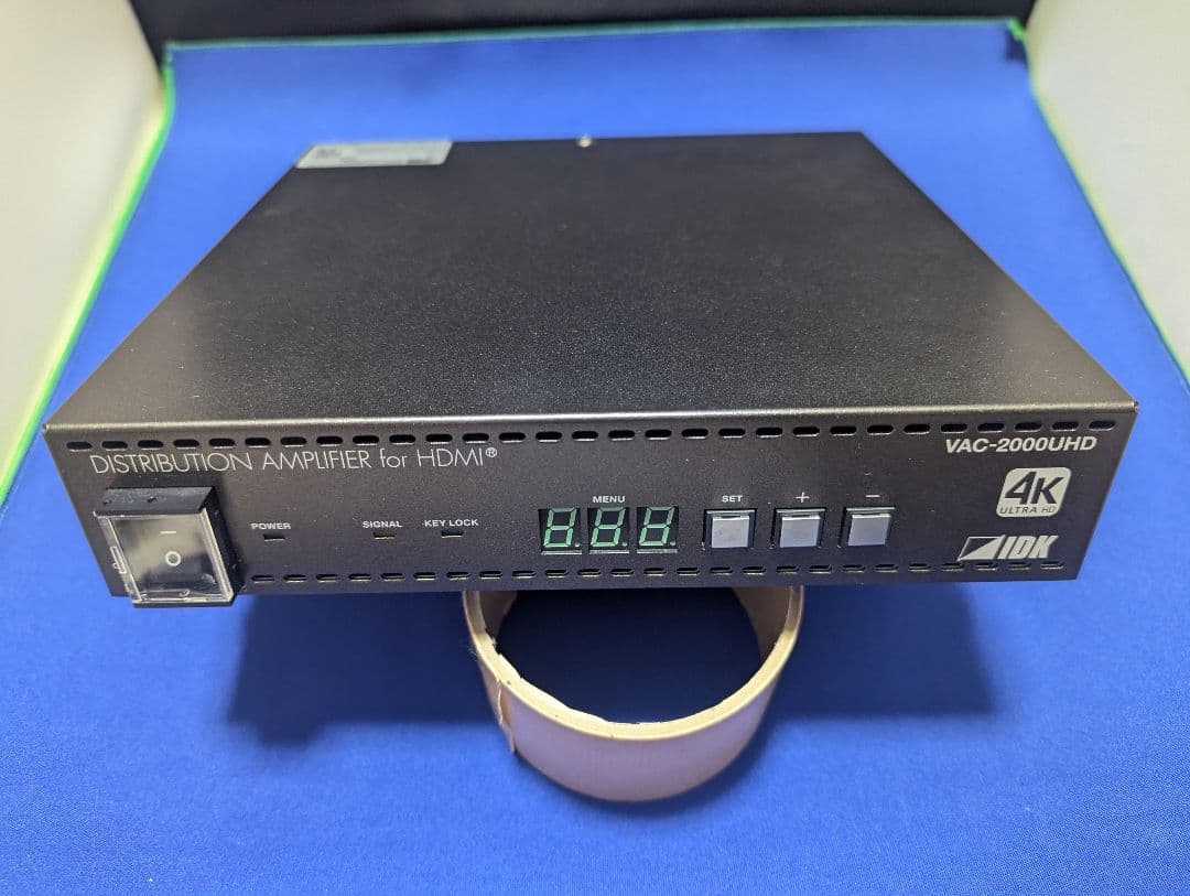 美品4K対応 HDMI2分配器 VAC-2000UHDプロ仕様