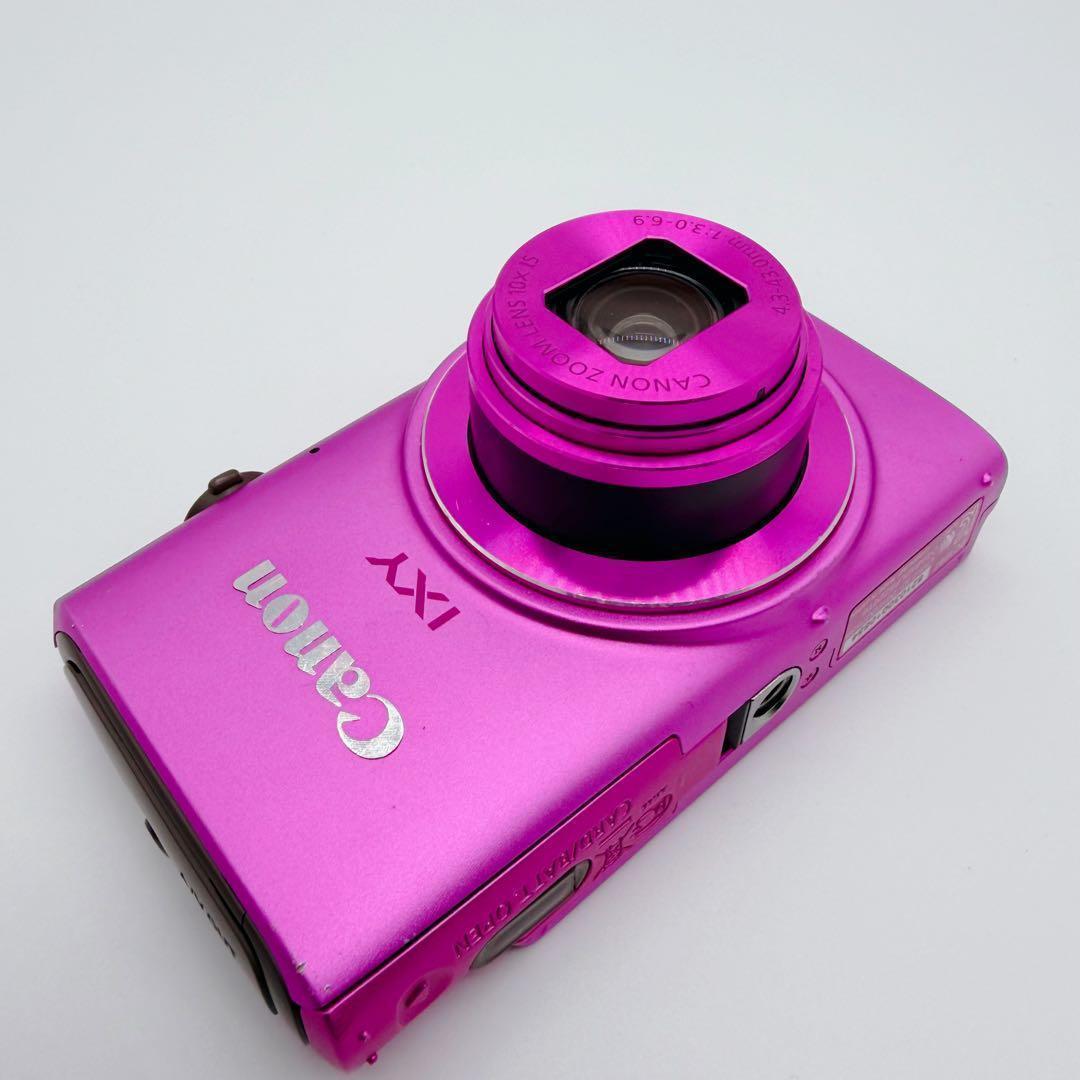 動作良好　Canon IXY 　610F ピンク　箱付　オールドカメラ　コンデジ