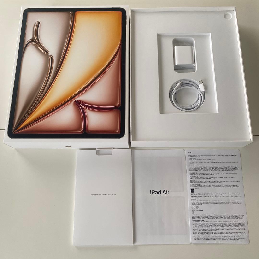 【未使用に近い】13インチiPad Air M2 128GB Wi-Fi 保障付