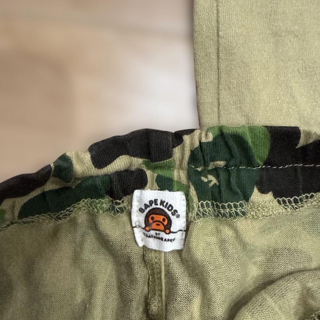 BAPE KIDS カモフラロンパース・ショーツセット