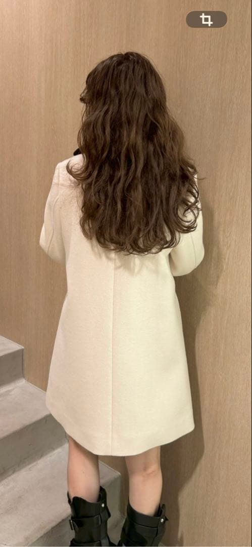 LILY BROWN L.B CANDY STOCKAラインビジューリボンコート