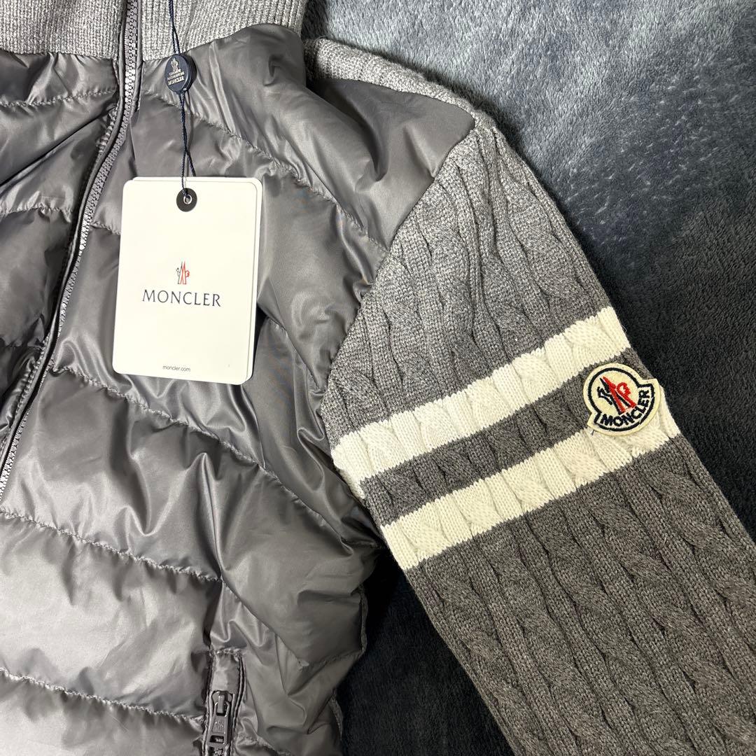 MONCLER グレー ダウンジャケット