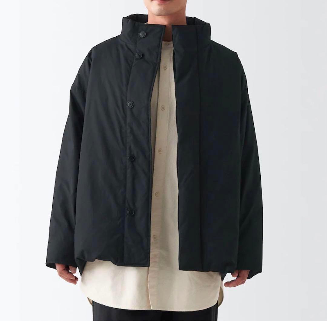 ろ*く様 【MUJI Labo】22aw即完高密度織り撥水ダウンジャケットショー