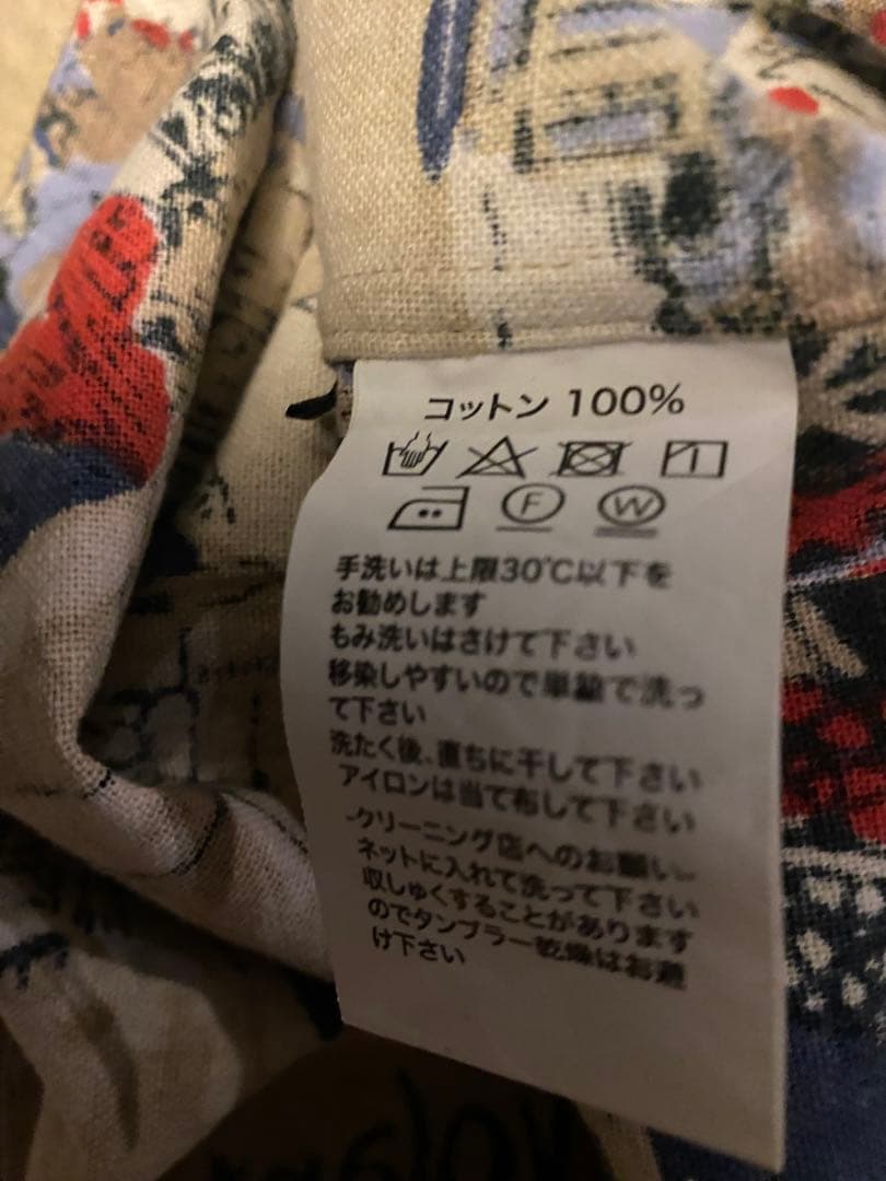 大幅お値下げ‼️BINDU パリ風景プリント 長袖シャツ　ユニセックス