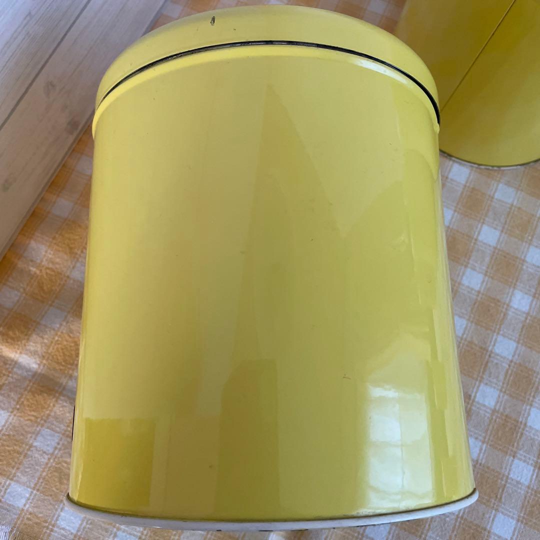 イ*ブ様 RANSBURG ランズバーグ キャニスター 缶 6点セット 黄色 花