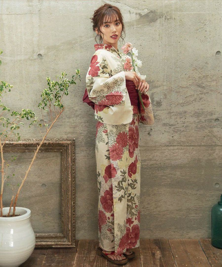 Dita 浴衣 夏の牡丹重ね