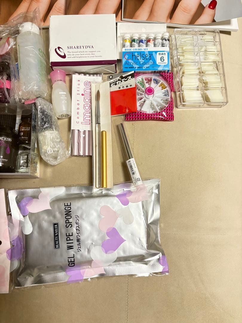 キャリカレ資格　ネイルセット