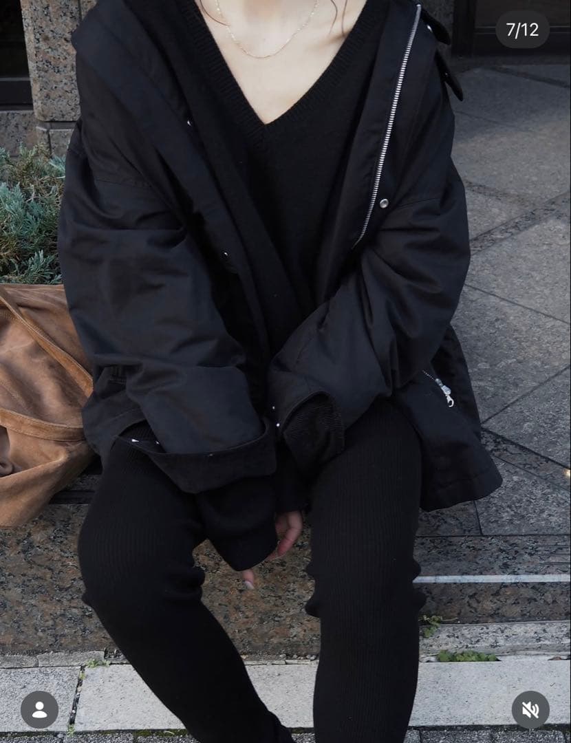 ETRE TOKYO/エトレトウキョウ コンビネックワークブルゾン【M】