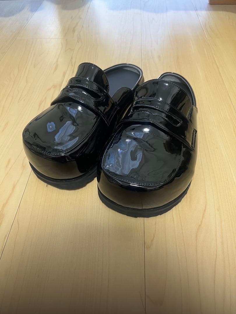 ラクバキ　ローファーサボ　エナメル