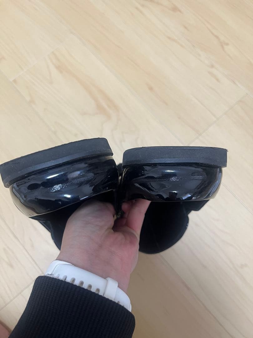 ラクバキ　ローファーサボ　エナメル