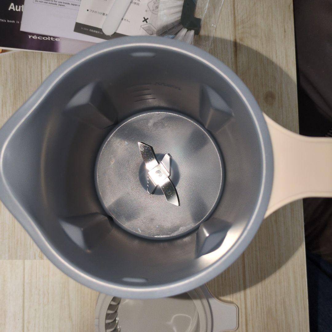 【美品】レコルト 自動調理ポット　クリームホワイト