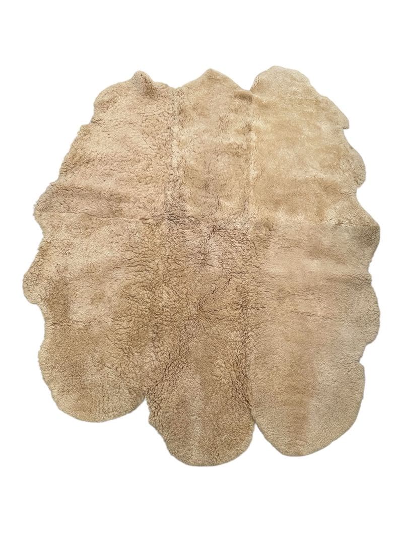 も*ち様 希少】オーストラリア産 高級リアルムートンラグ 天然羊毛 2m×1.5