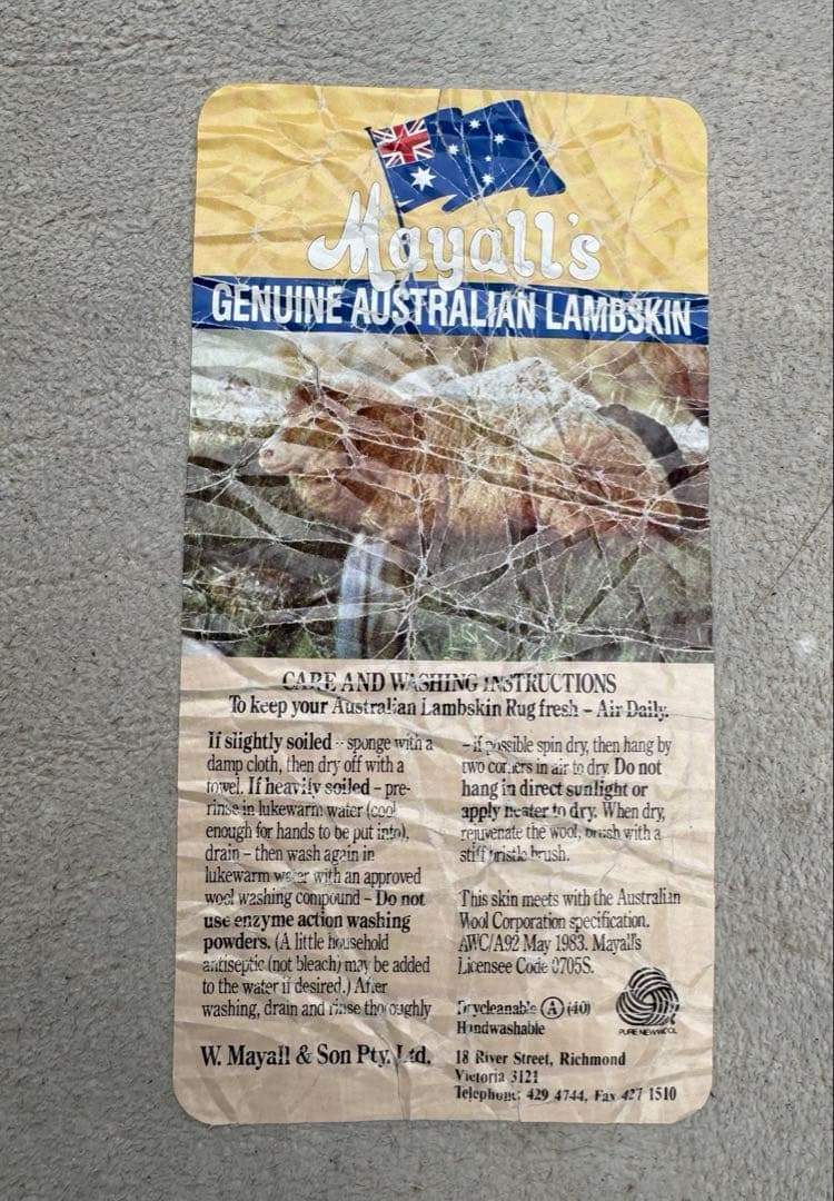 も*ち様 希少】オーストラリア産 高級リアルムートンラグ 天然羊毛 2m×1.5