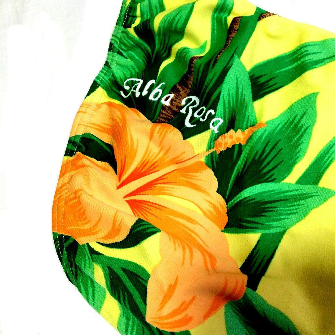 当時物 レア！！ ALBAROSA❤ロゴビキニ 水着❤平成ギャル❤ハワイアン柄