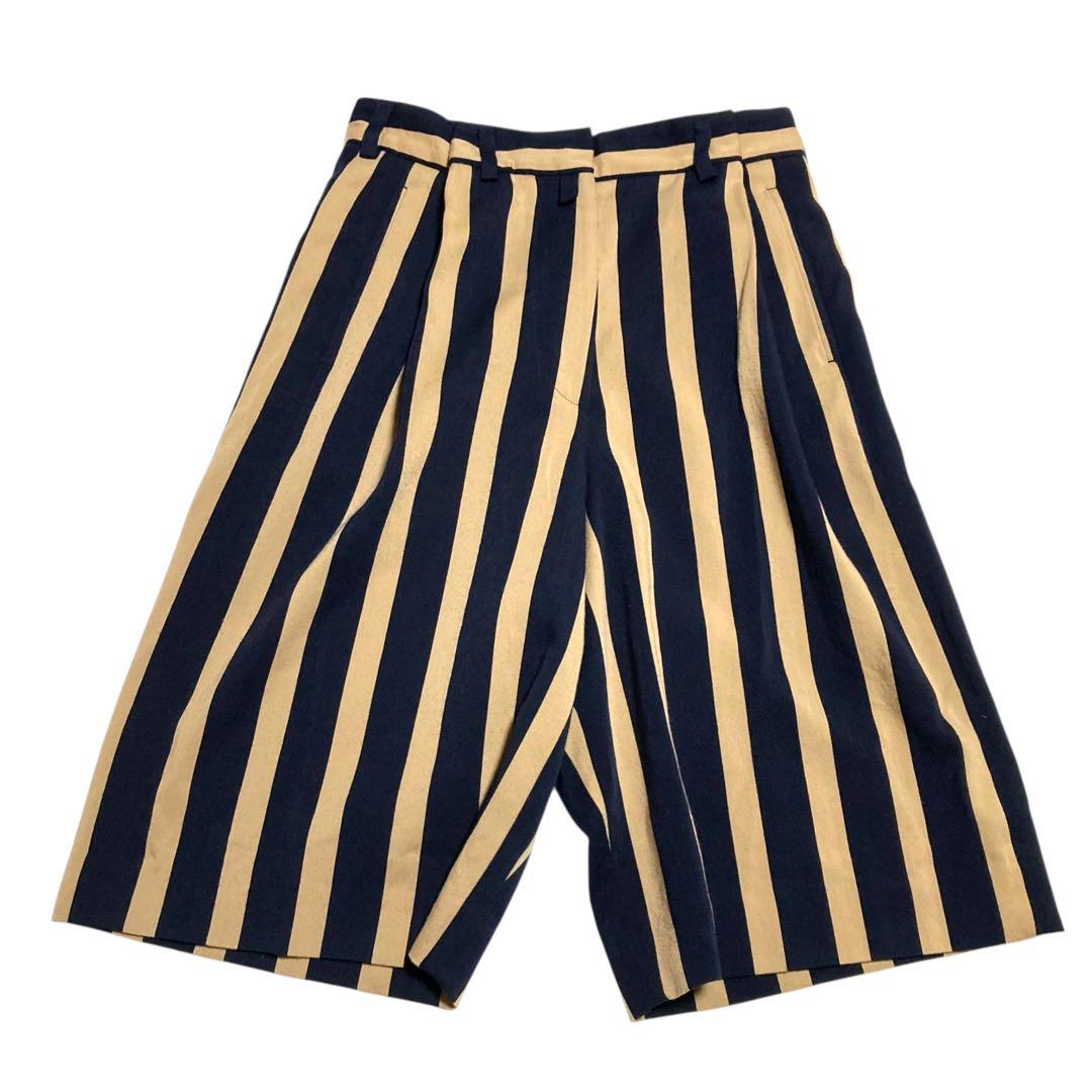 美品★ドリスヴァンノッテン ハーフパンツ ストライプ コレクションモデル