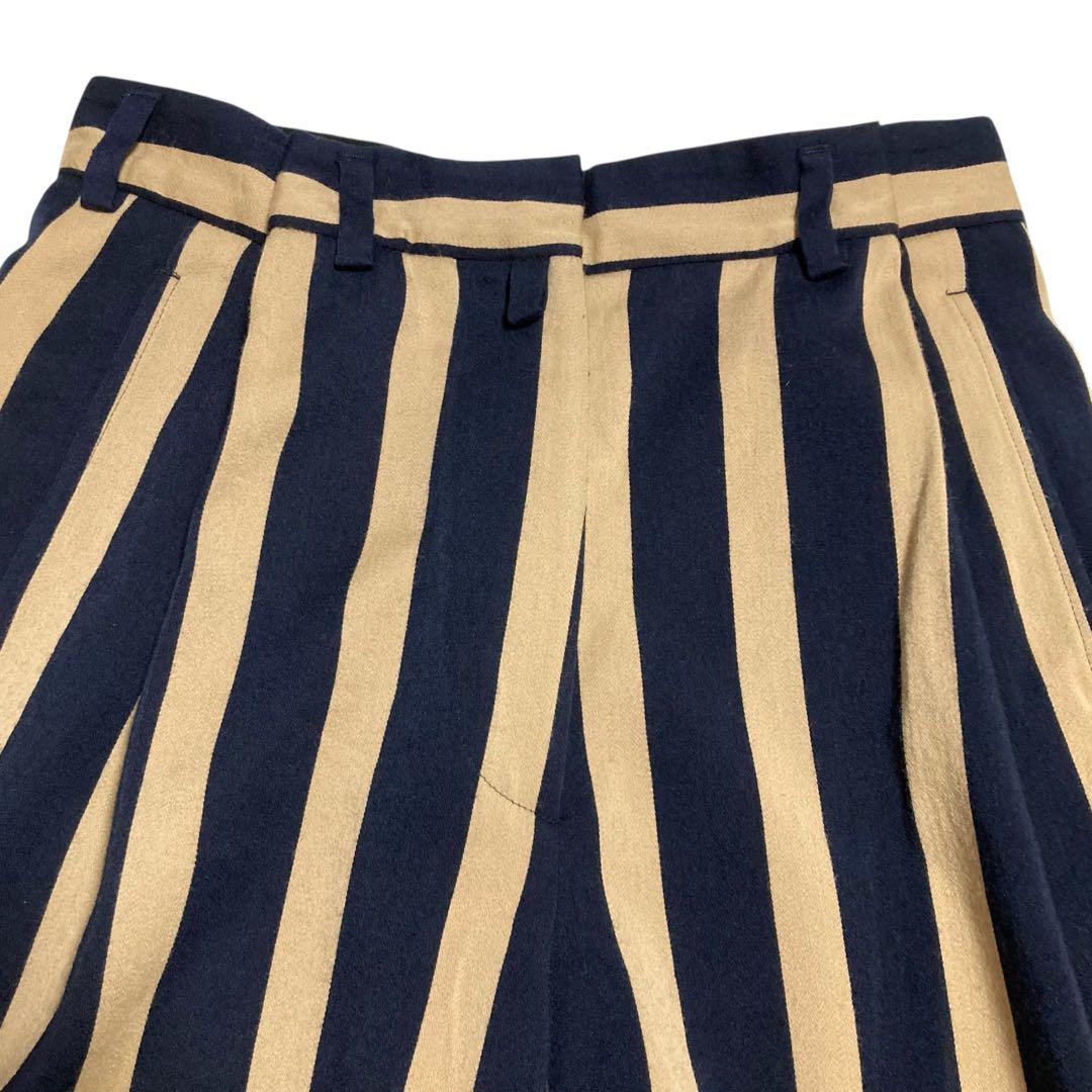 美品★ドリスヴァンノッテン ハーフパンツ ストライプ コレクションモデル
