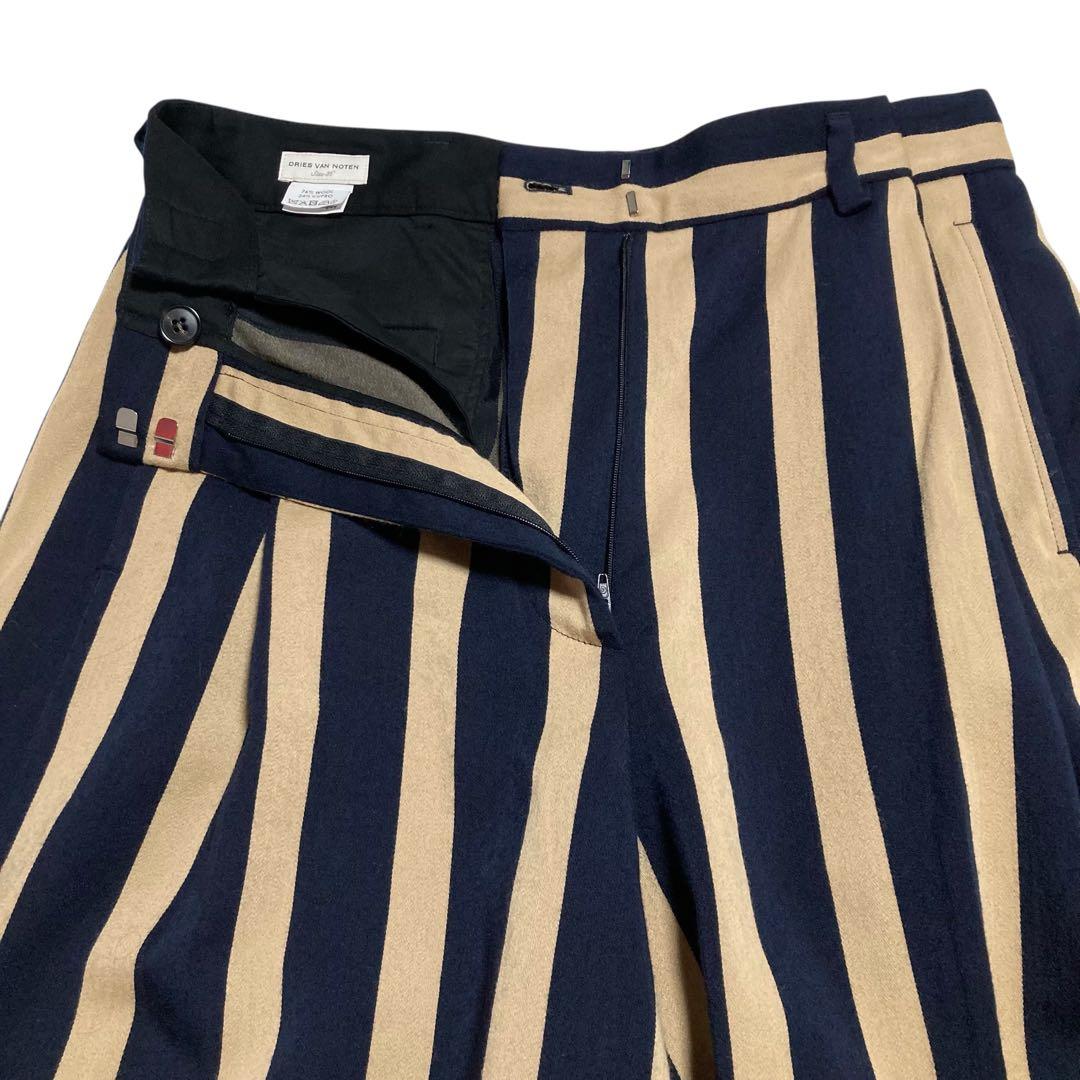 美品★ドリスヴァンノッテン ハーフパンツ ストライプ コレクションモデル