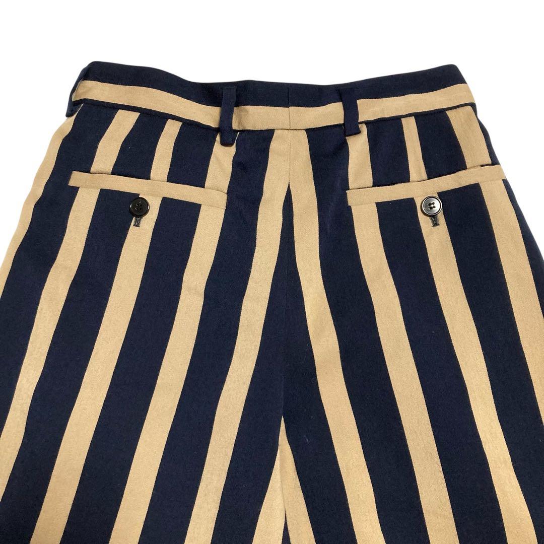 美品★ドリスヴァンノッテン ハーフパンツ ストライプ コレクションモデル