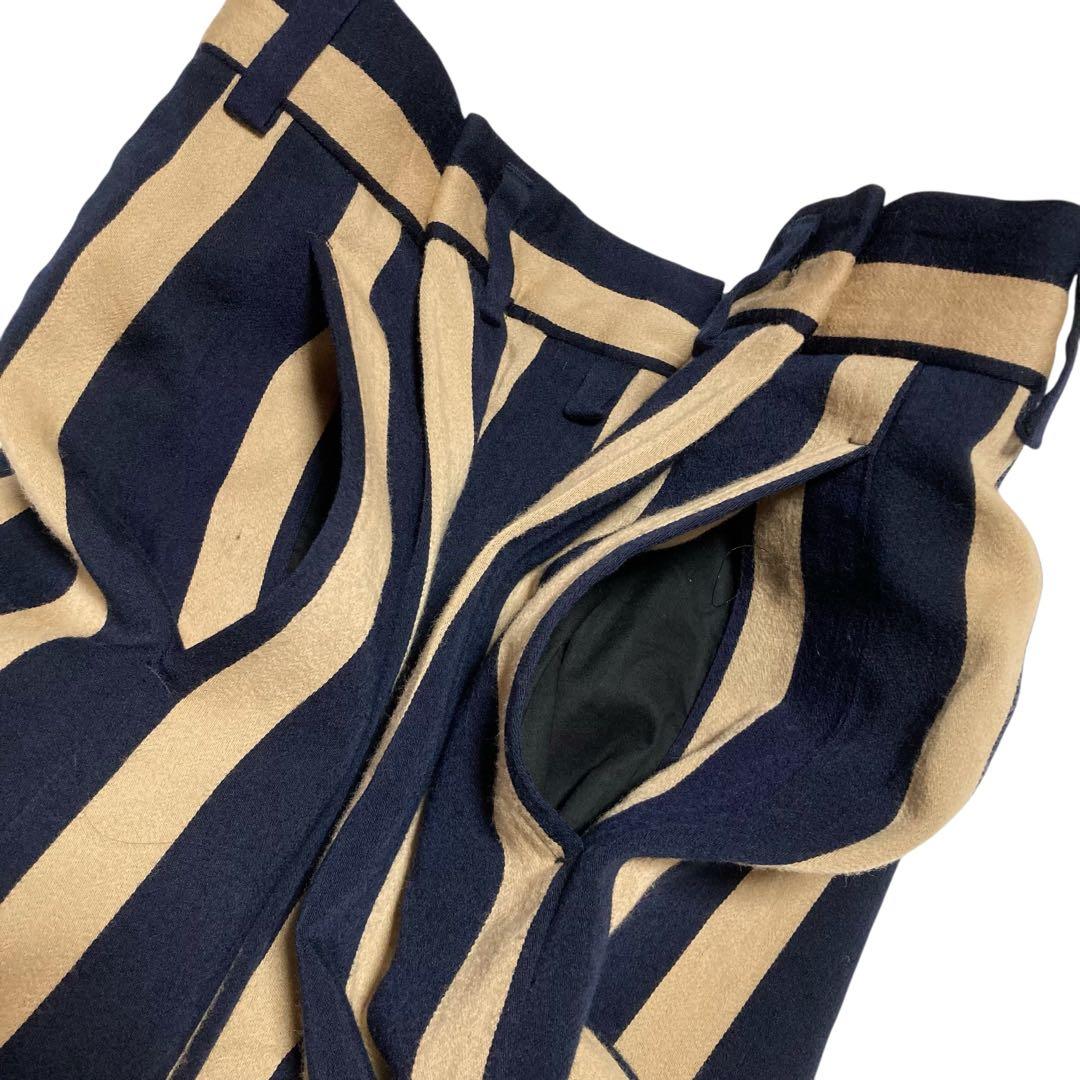 美品★ドリスヴァンノッテン ハーフパンツ ストライプ コレクションモデル