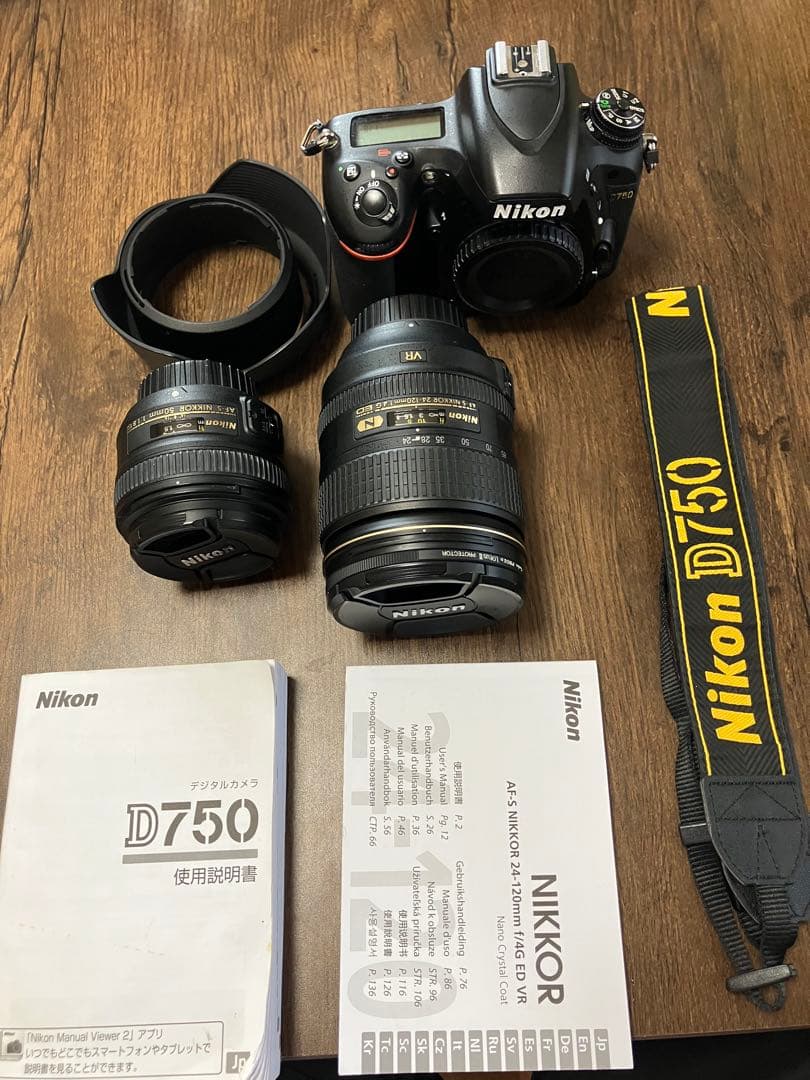 Nikon D750 デジタル一眼レフカメラ 本体とレンズ付き