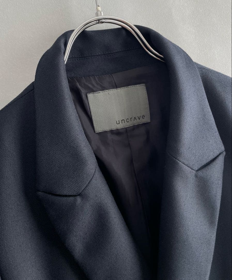 極美品✨アンクレイヴ　カレンダードツイル　ダブルジャケット　濃紺　サイズ1 M