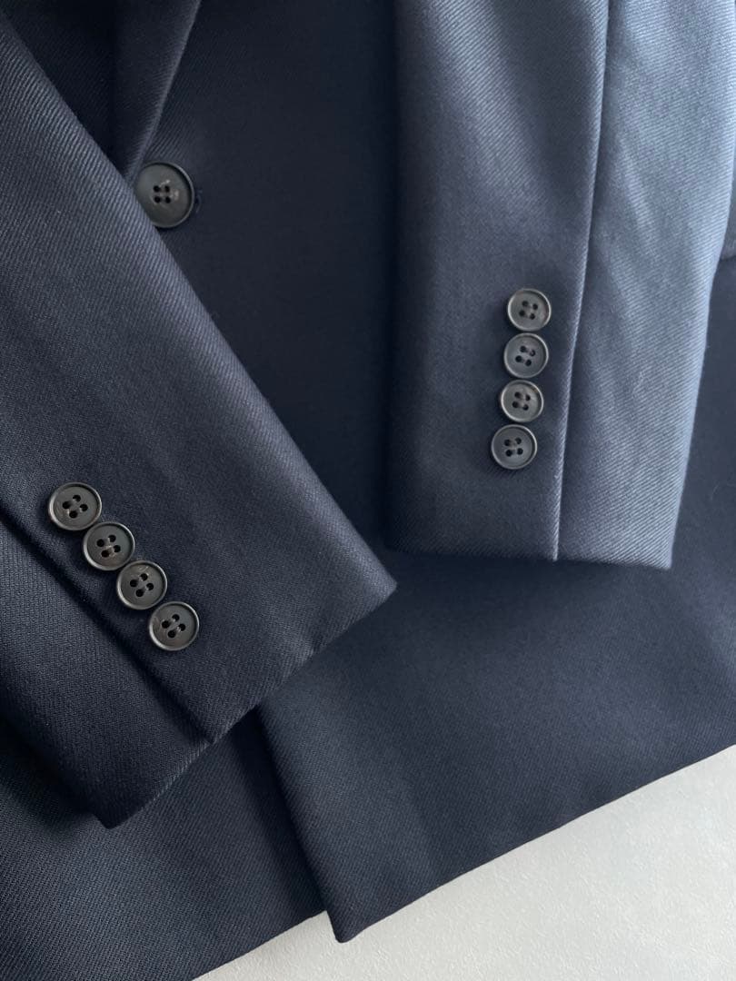 極美品✨アンクレイヴ　カレンダードツイル　ダブルジャケット　濃紺　サイズ1 M