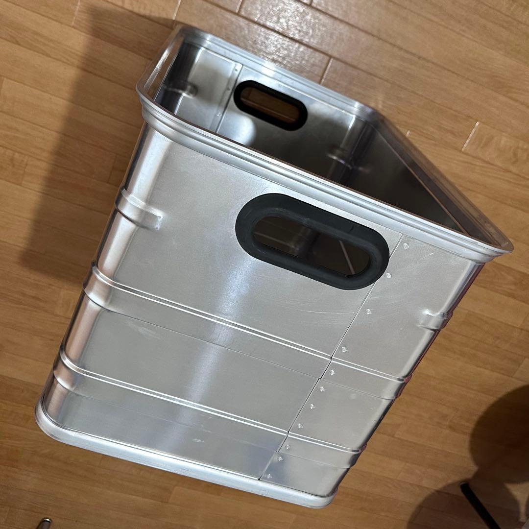 【SONIA】ALPOS アルミコンテナ （レコードボックス）67L