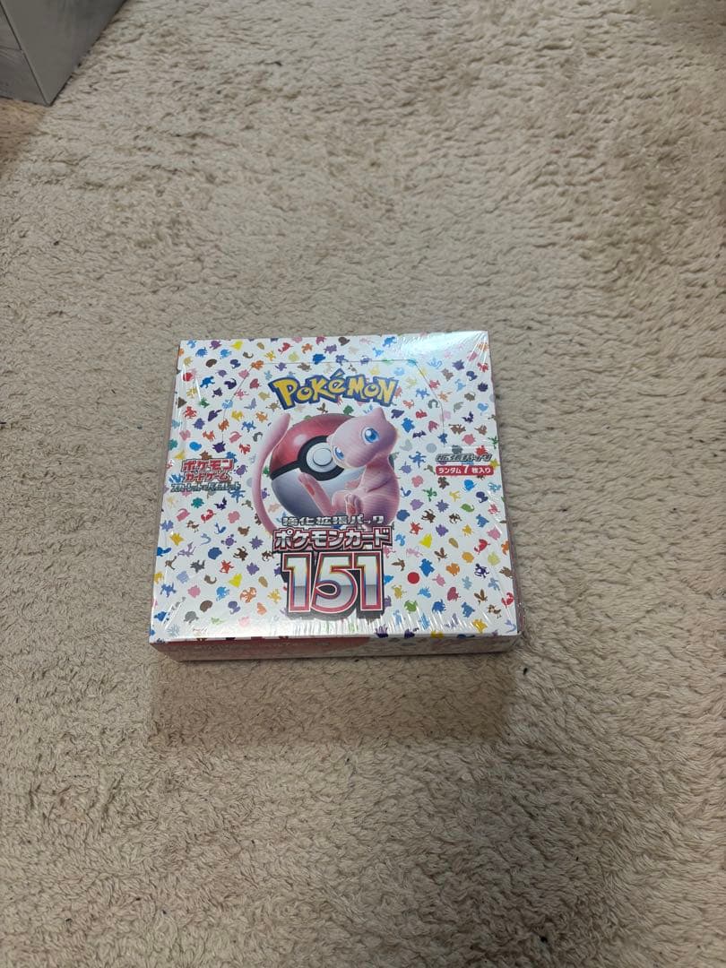 ポケモンカード151ボックスシュリンク付き