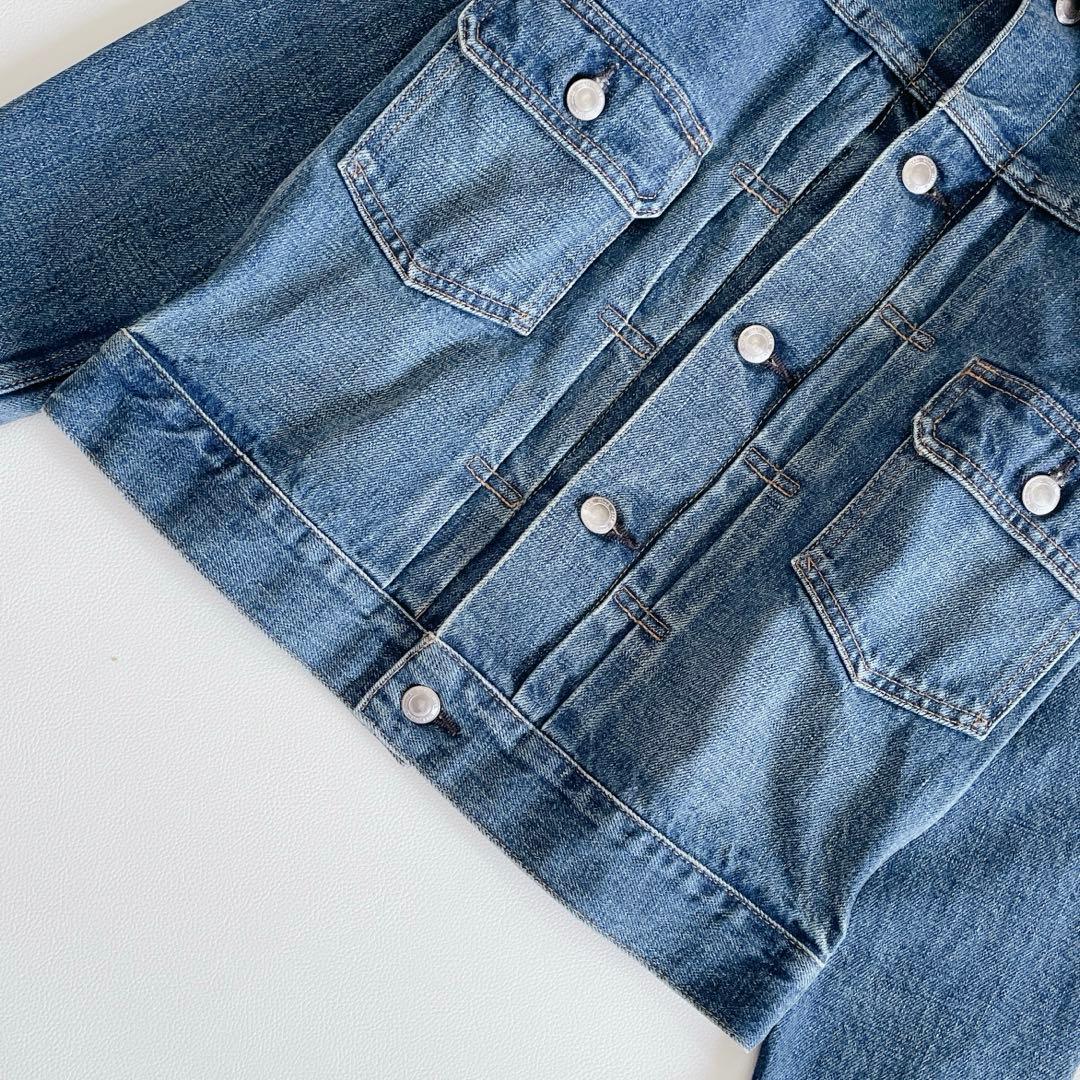 HYKE デニムジャケット レディース サイズ2/M TYPE2 2nd ブルー