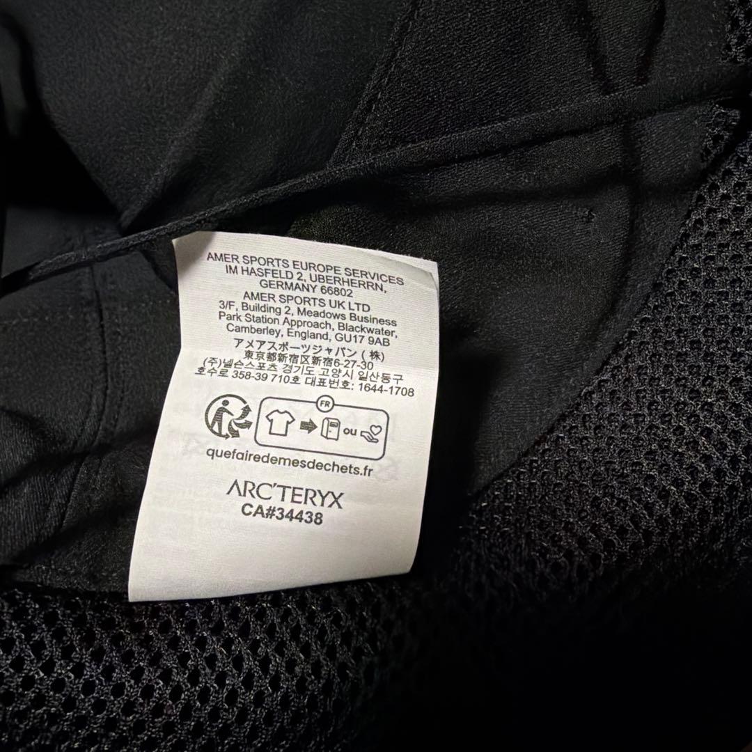 アークテリクス　クランブルックハット　黒　サイズL ベータジャケット