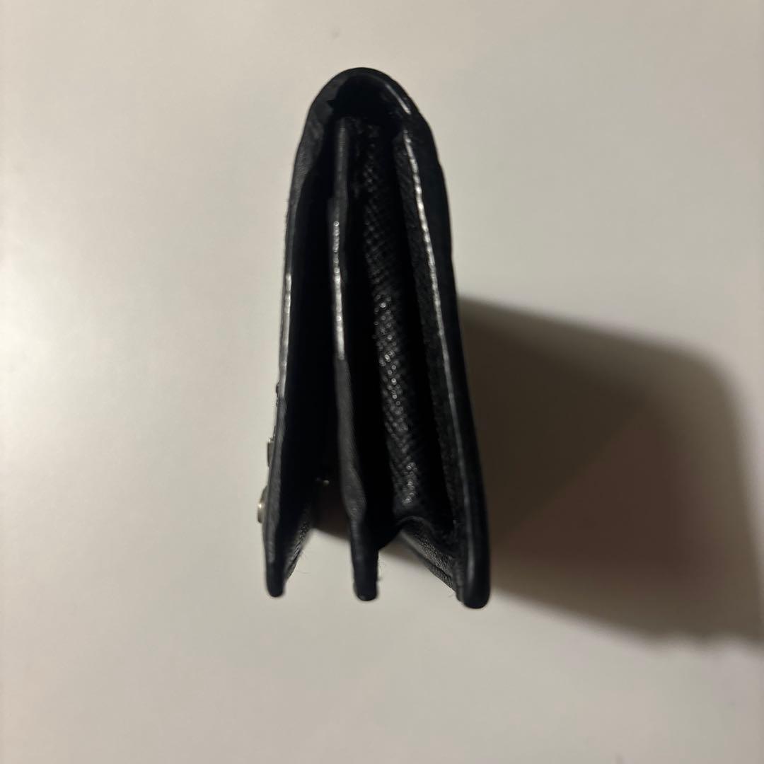 PRADA ブラック レザー 名刺入れ