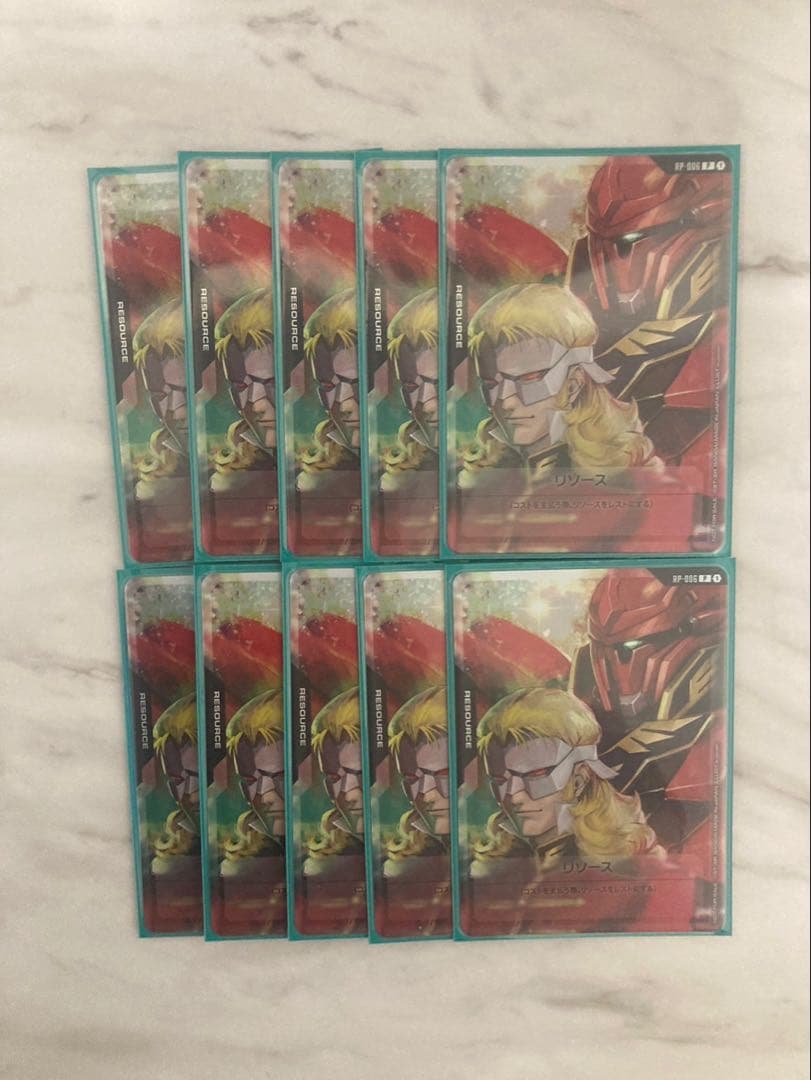 フルフロンタル&シナンジュ10枚セット　リソースカード　ガンダムカードゲーム