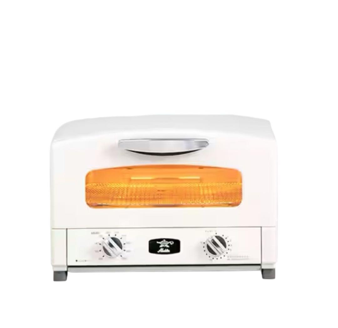 【最安】アラジン グラファイトグリル・トースター　4枚焼きAET-G13B(w)