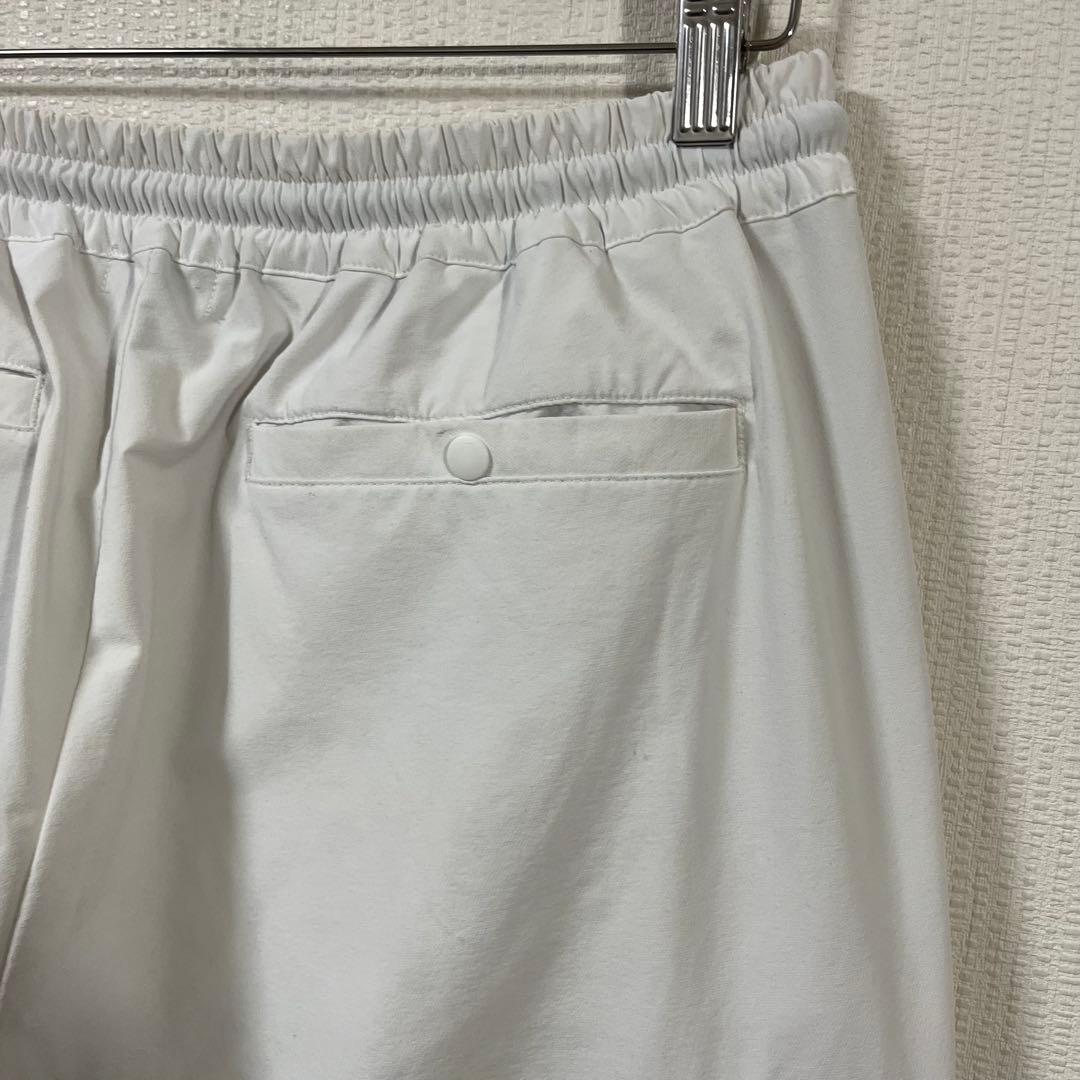 クロノス　CRONOS　ナイロンストレッチカーゴパンツ　Lサイズ　ホワイト