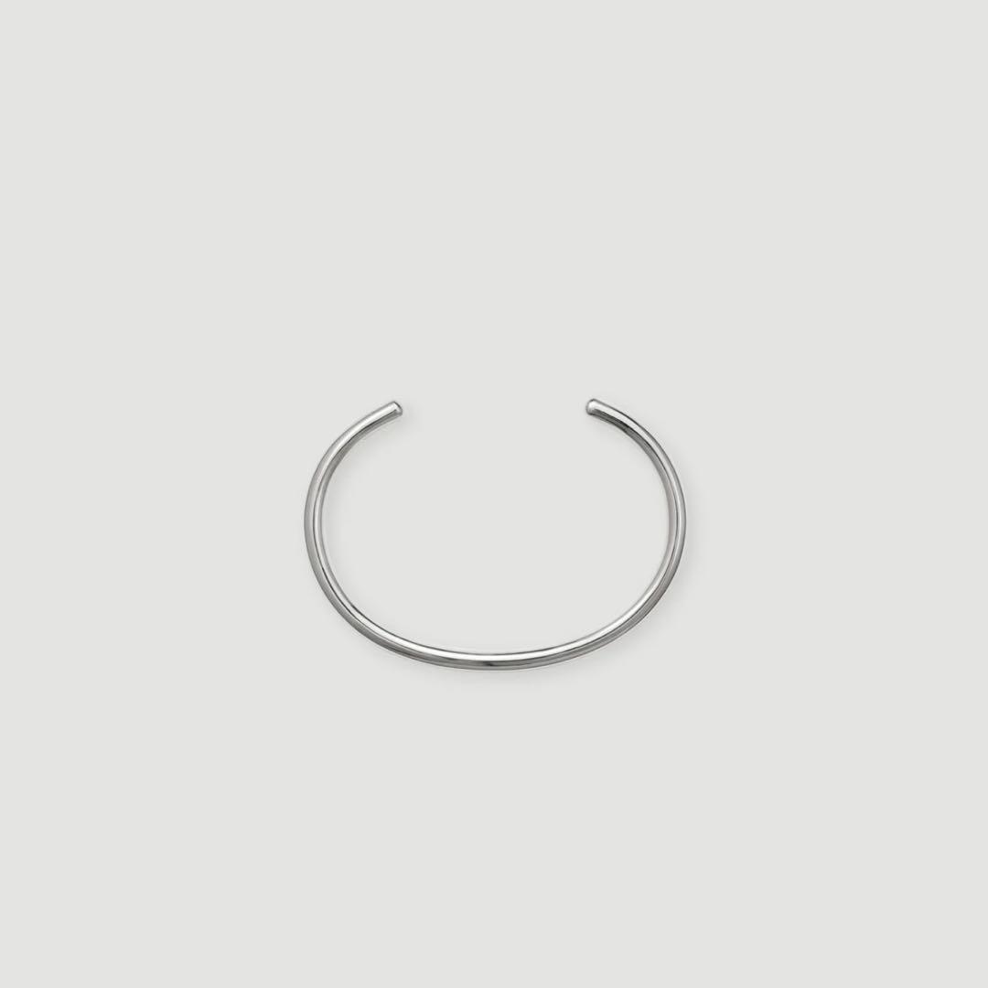 美品 LORO line bangle 01 silver