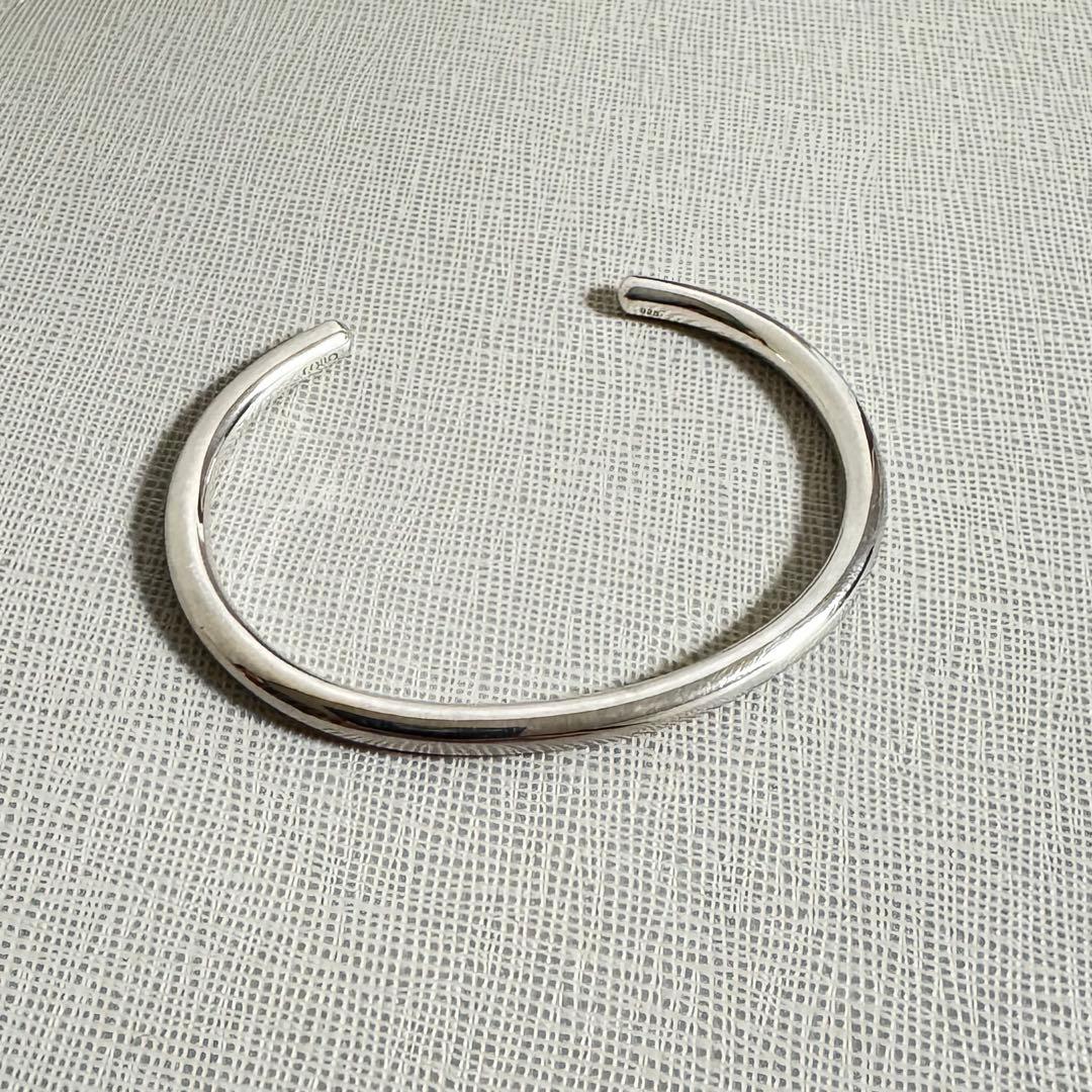 美品 LORO line bangle 01 silver