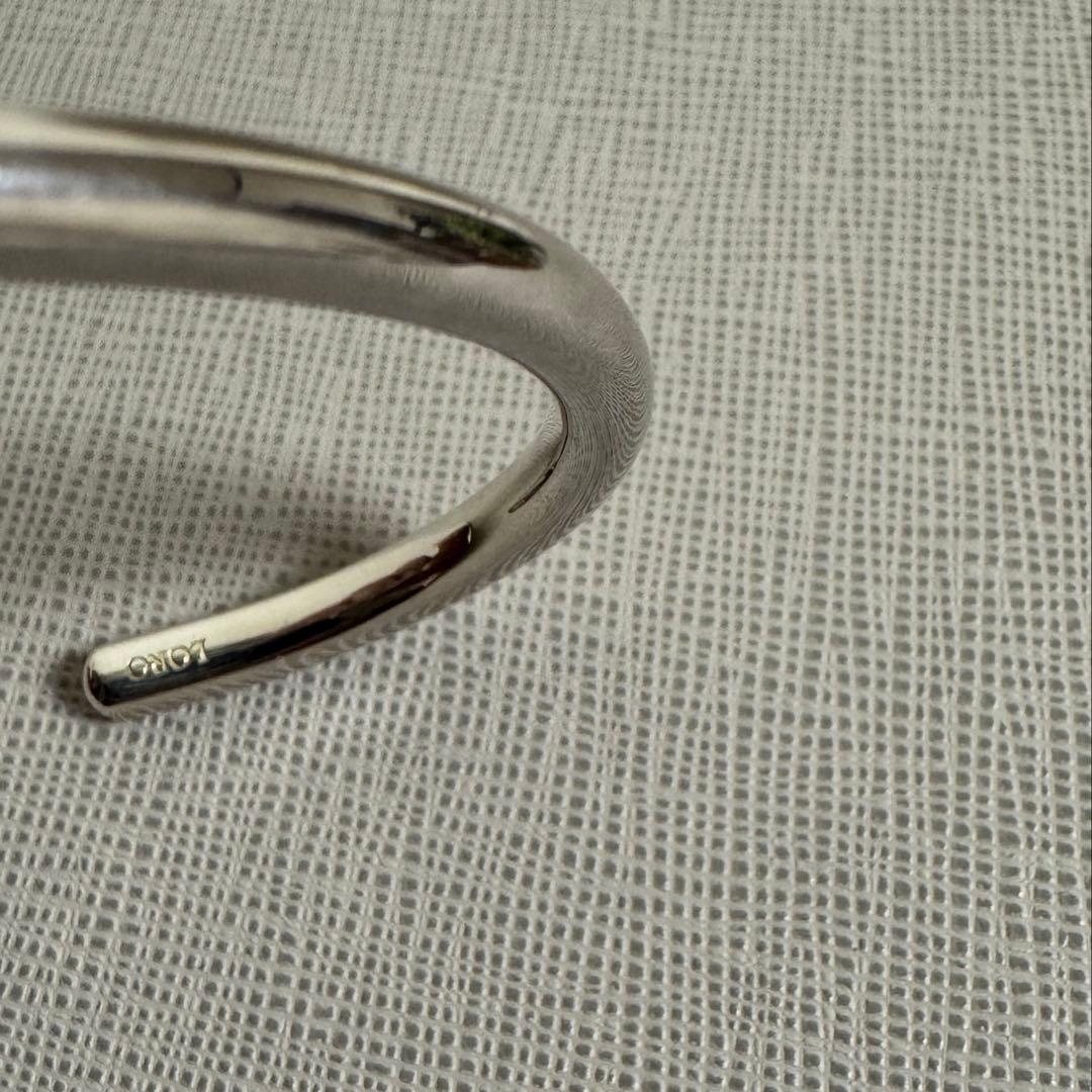 美品 LORO line bangle 01 silver