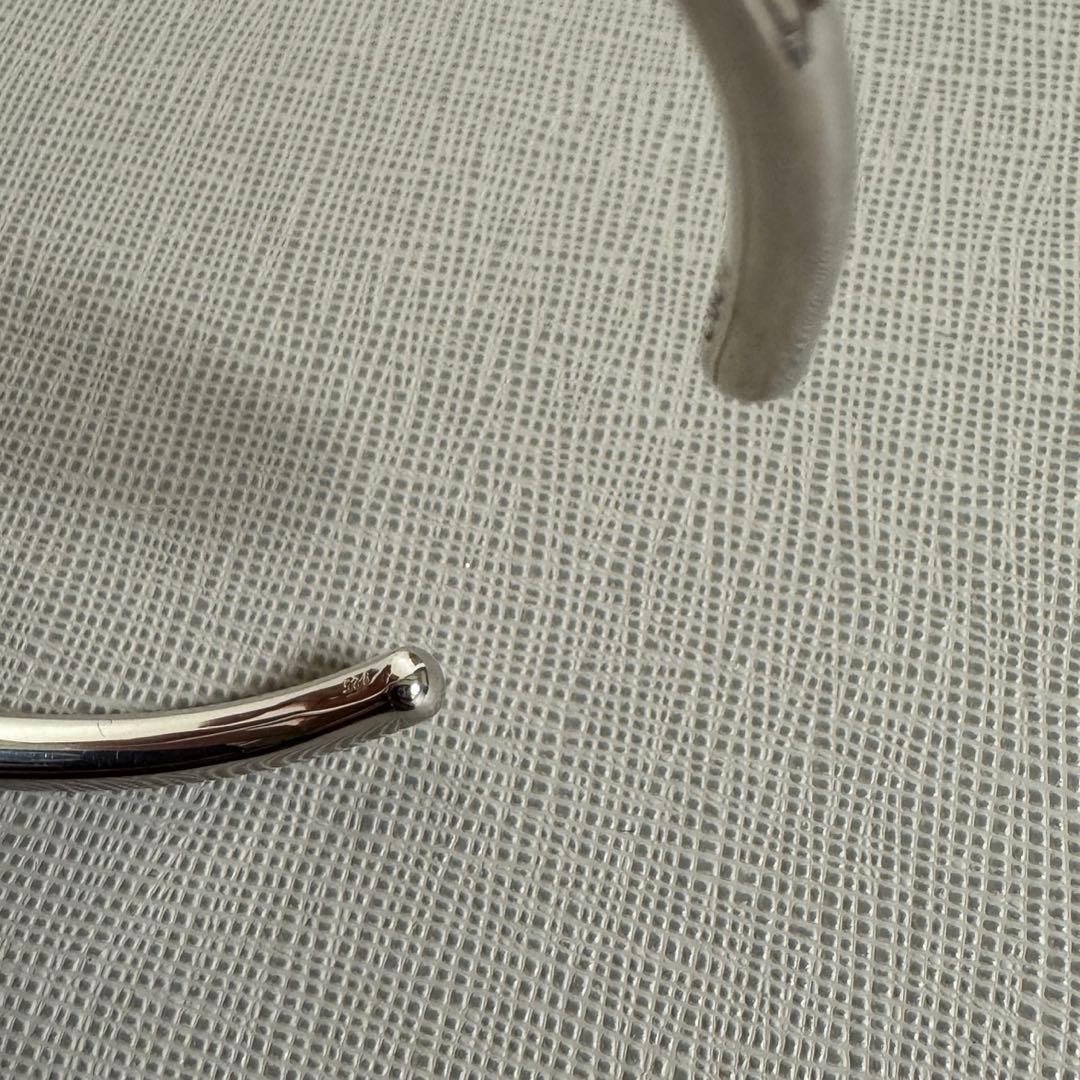 美品 LORO line bangle 01 silver