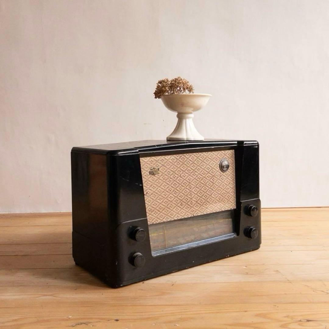真空管ラジオ　ゼネラル　昭和初期　古道具　ビンテージ　アンティーク　レトロ