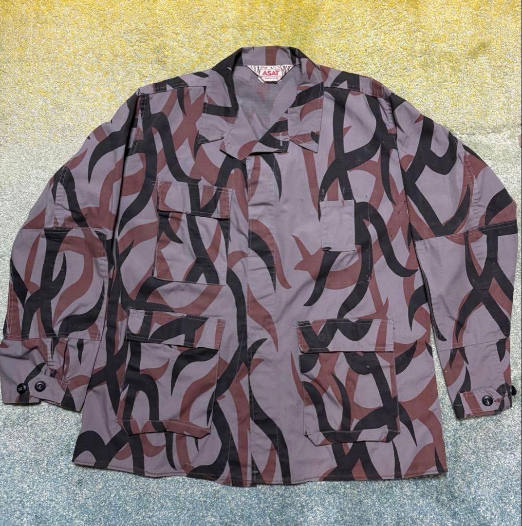 【SALE】スペシャル 90s ASAT トライバルカモ ジャケット グレー
