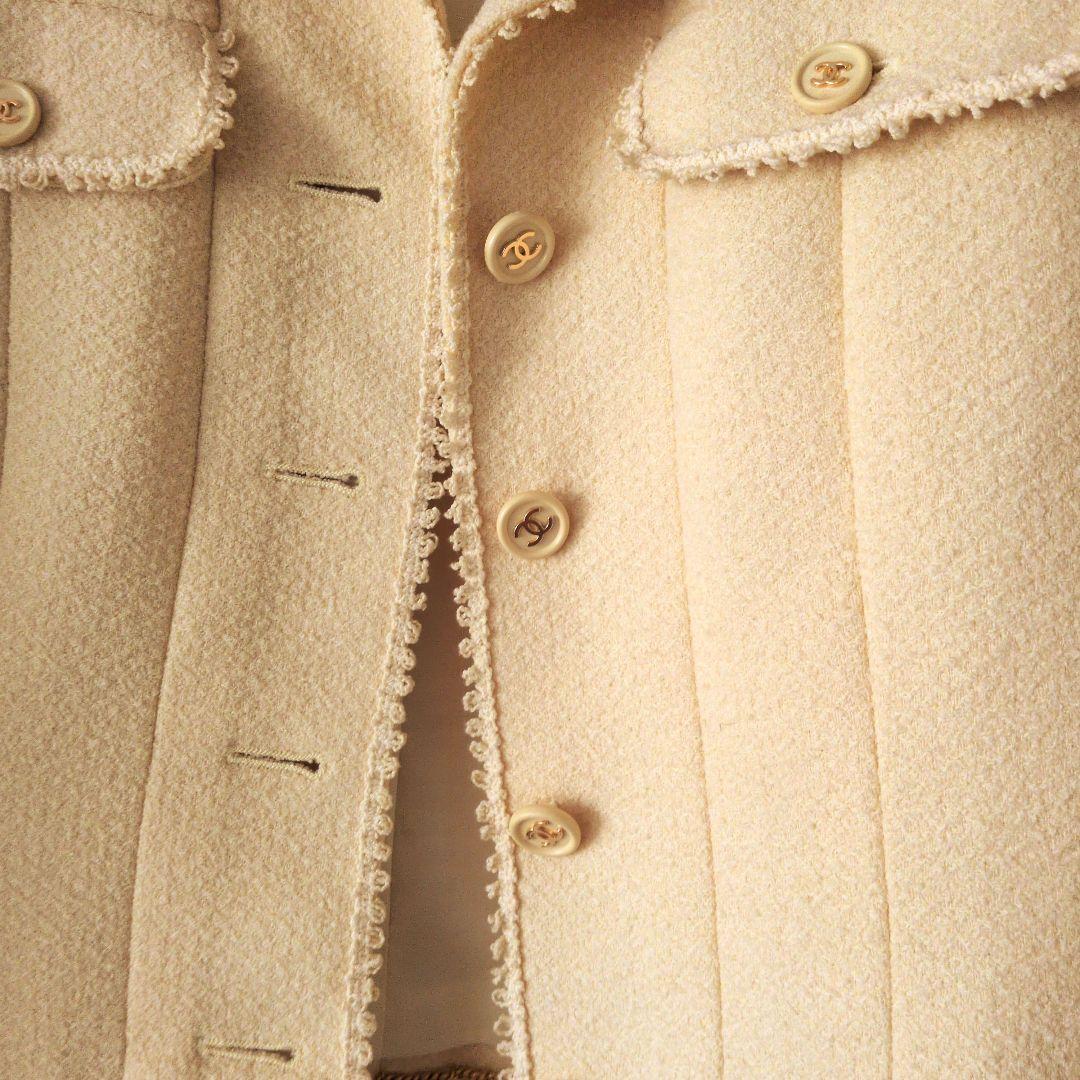 CHANEL テーラードジャケット イエロー