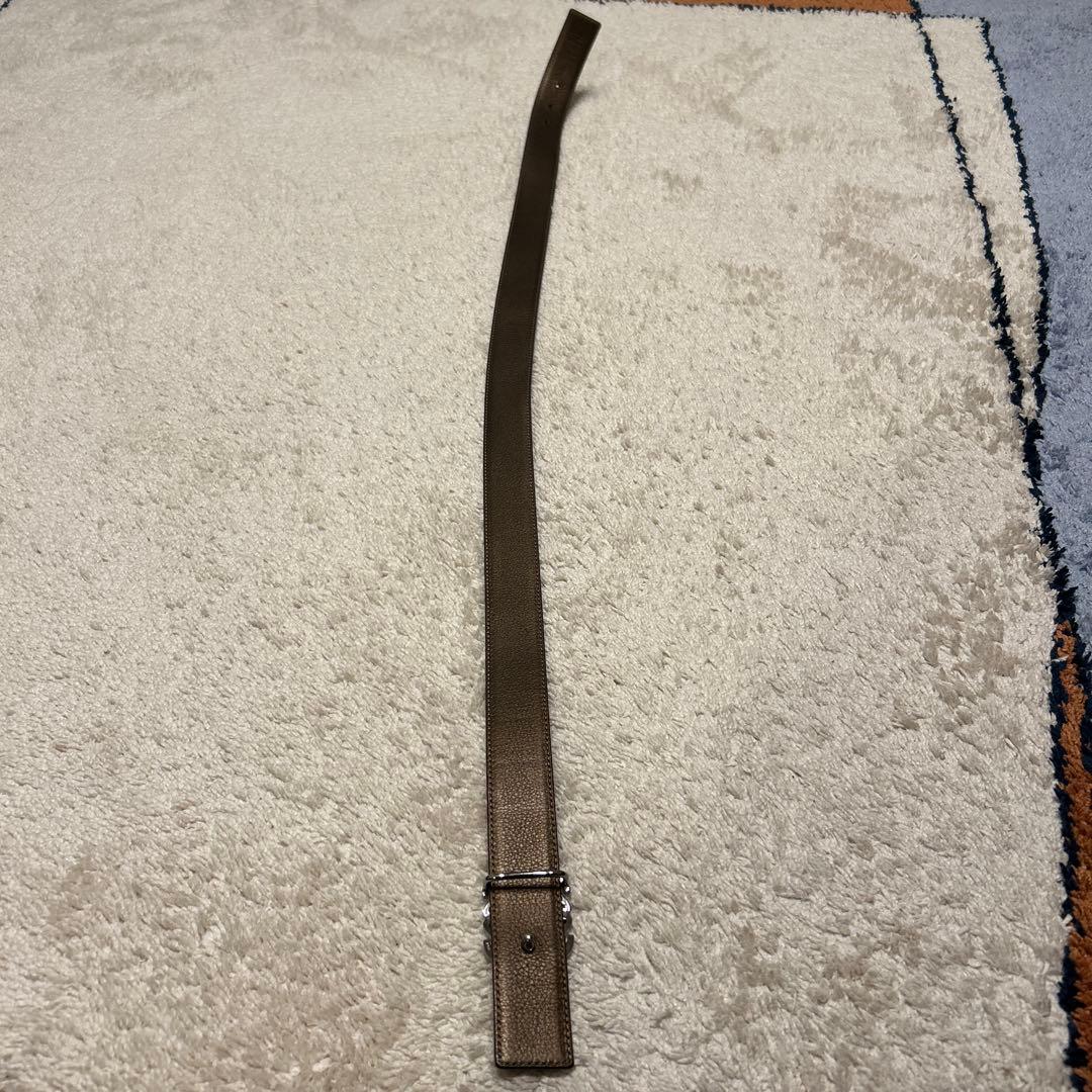 LOEWE アナグラム リバーシブルベルト ブラウン 80/32