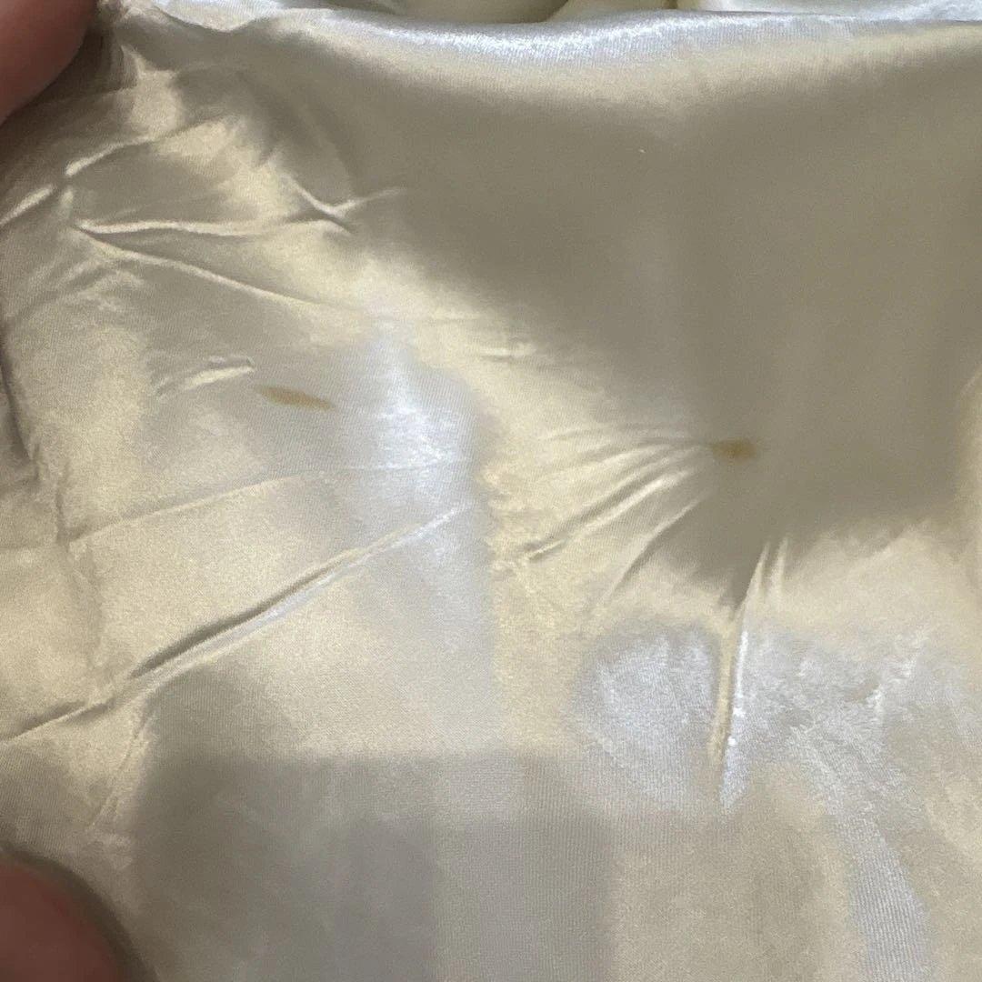 ブラックコムデギャルソン シルバー サテン風 スカジャン Mサイズ