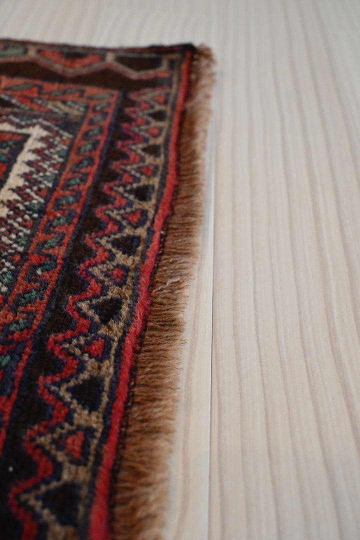 タ*キ様 アフガニスタン製　ラグ　ヴィンテージ約128cm x 82cm