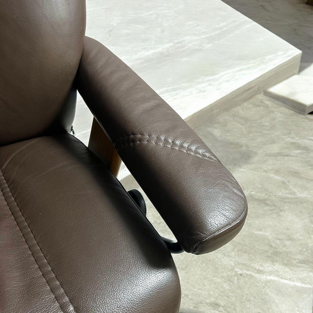 【極美品】EKORNES コンサル M ストレスレスチェア＆オットマン