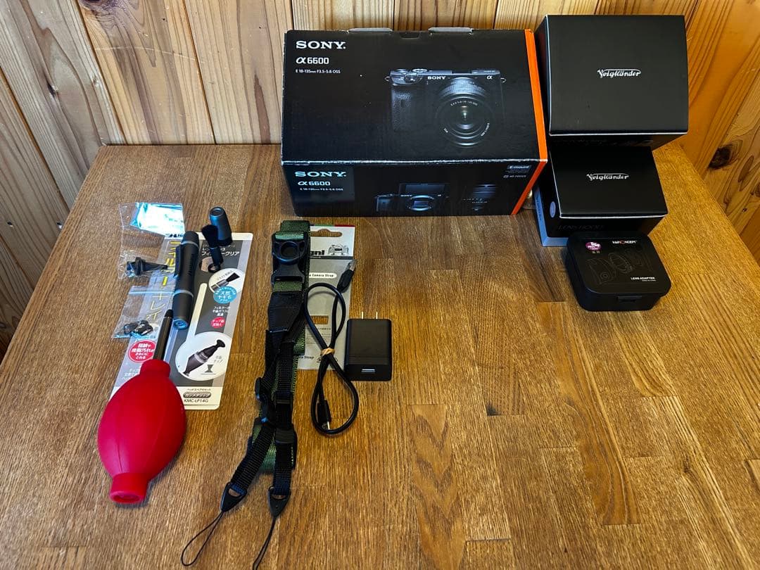 SONY α6600 ボディ＋NOKTON40 F1.4＋18-135mm 美品