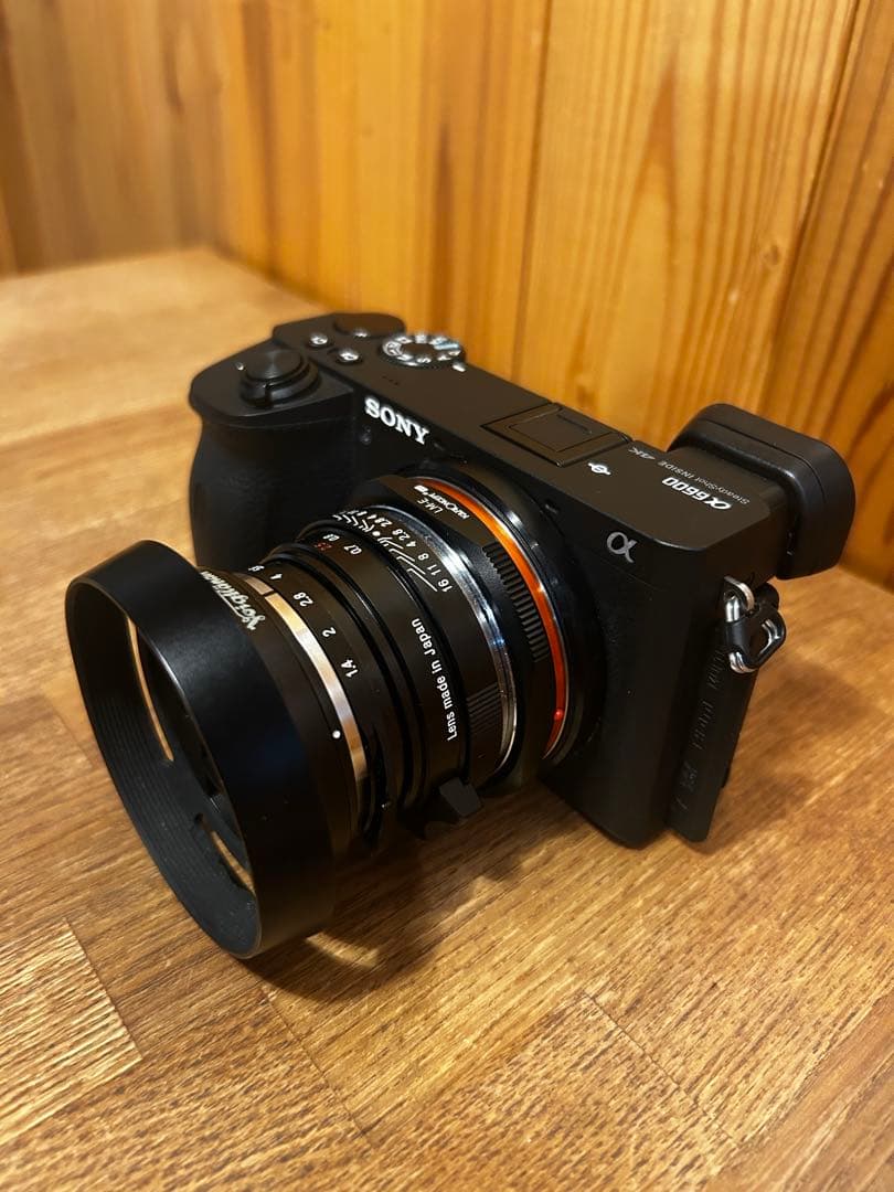 SONY α6600 ボディ＋NOKTON40 F1.4＋18-135mm 美品