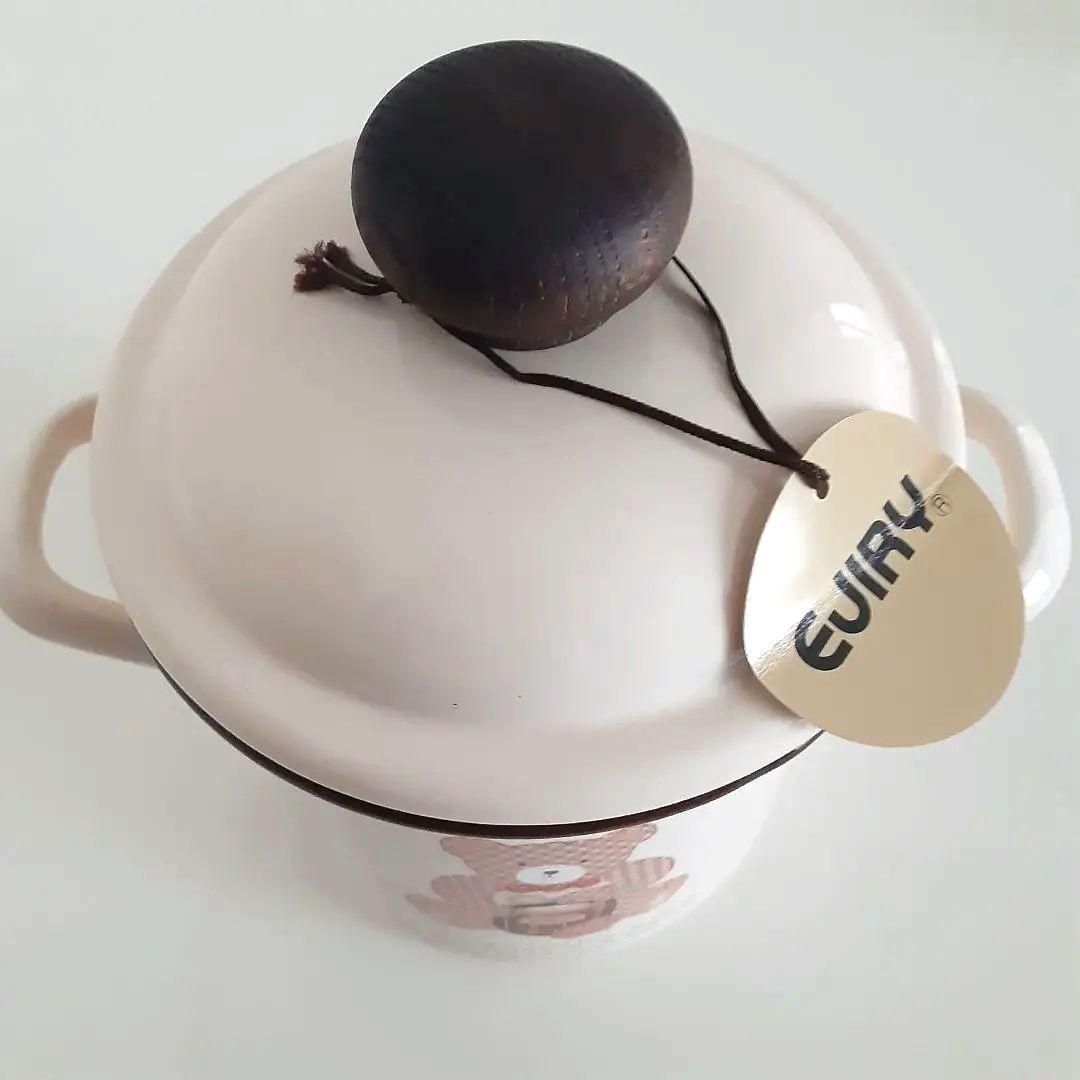 未使用 エジリー カントリーアニマルファミリー ホーロー キャニスターセット